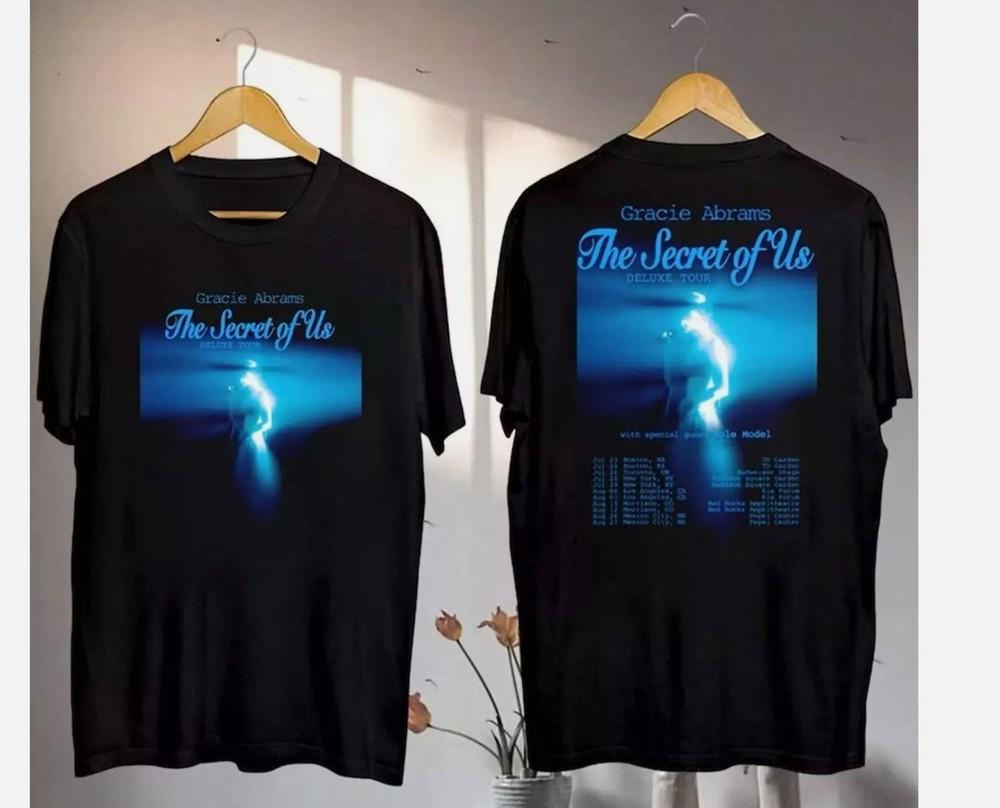 Футболка Gracie Abrams The Secret Of Us Tour 2025, Футболка Gracie 2025 Tour для фанатов, Унисекс Футболка L