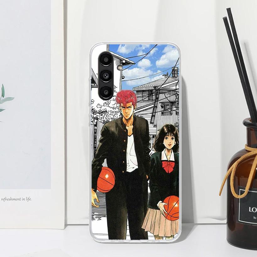 Slam-Dunk Basketball Anime Phone Case For Samsung Galaxy A17 A37 A57 A16 A26 A36 A56 A15 A25 A35 A55 A14 A24 A34 A54 A13 A23 A33