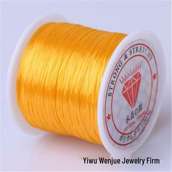 Elastic Cord for Round Crystal Buddhist Beads: Bracelet, Necklace, and Jade Beading String.