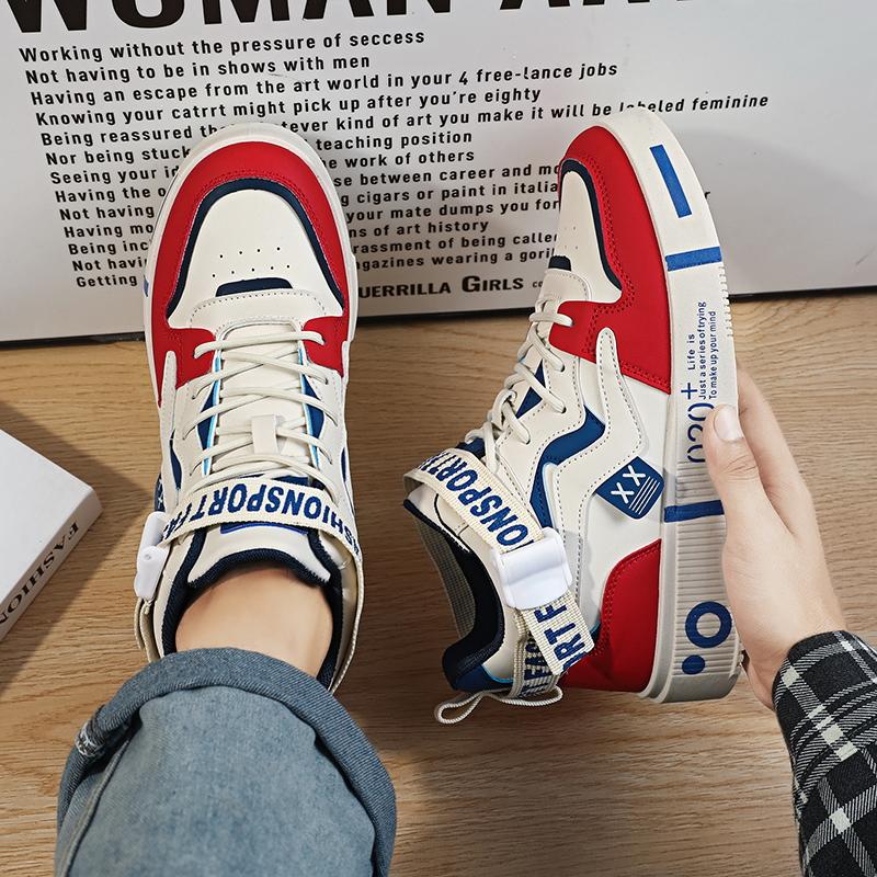 New Men's Street Style Board Shoes Fashionable and Versatile Trendy Fashion Matching Shoes