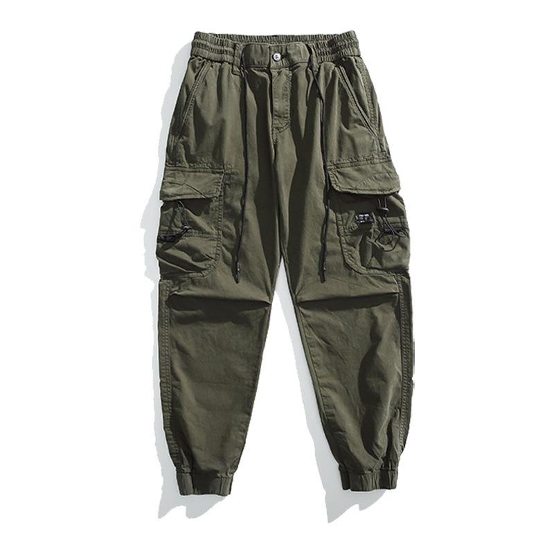 Nieuwe Heren Overall Casual Losse Wijde Pijp Leggings Broeken Trendy Merk Heren High-end Broeken Herenkleding
