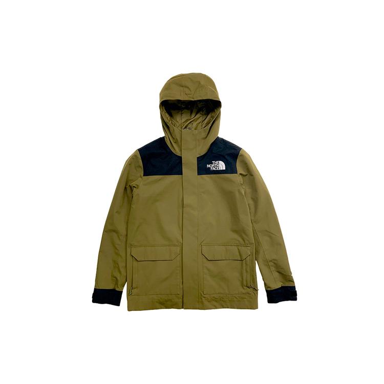 The North Face Waterproof And Windproof Windbreaker Jacket Men's Green NF0A4U8P-37U