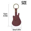 PU Leather Guitar Pick Keyring Guitar Shape Guitar Pick Sleeve Guitar Picks Case  Violin