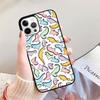 Cute Dino Dinosaur Phone Case for iPhone 17 Air 16 16e 15 Plus for Apple 13 11 12 14 Pro Max Cover  coque fundas Shell