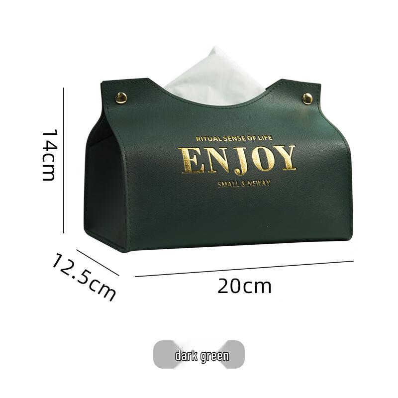 Light Luxury Marble Tissue Box