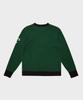 FFEFF STUDIO Coloring Round Wool Pullover (Dark Green)