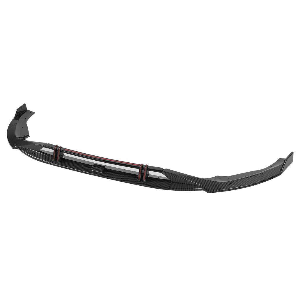 Front Bumper Lip Spoiler Carbon Fiber Style Car Modification Part Fit for A5 B9 Sport 2020 2021