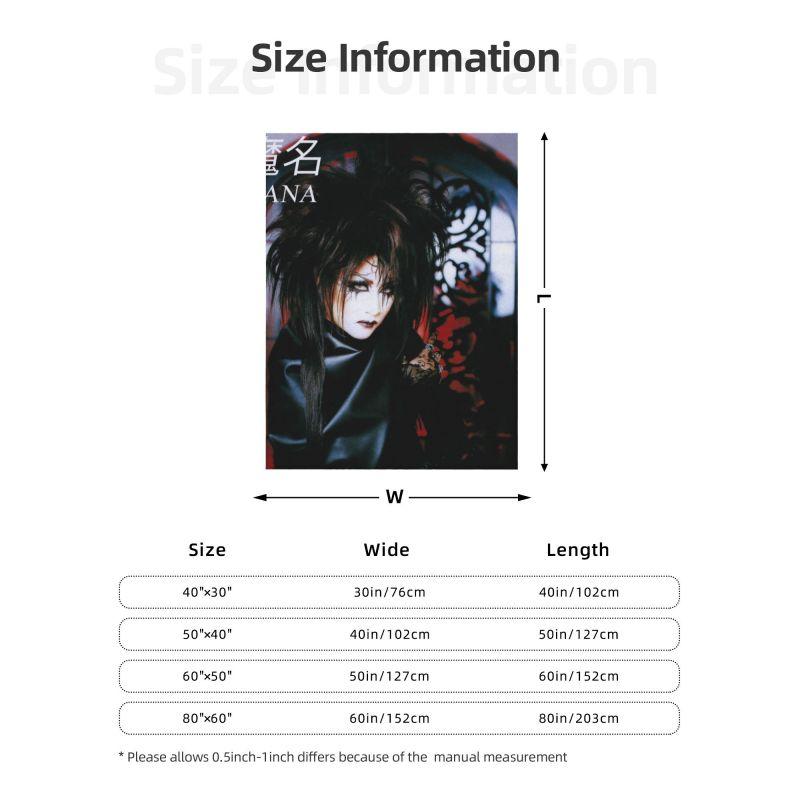 Custom Malice Mize Music Rock Band Blanket 3D Print Soft Flannel Fleece Warm Throw Blankets for Home Bedding Couch Bedspreads