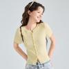 TonLion Women's Short Sleeve Knit Cardigan