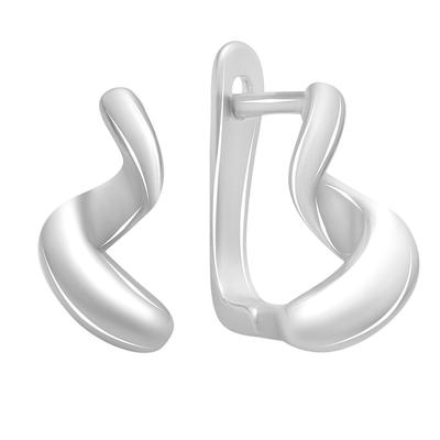 Silver Earrings Without Stones (2187424)
