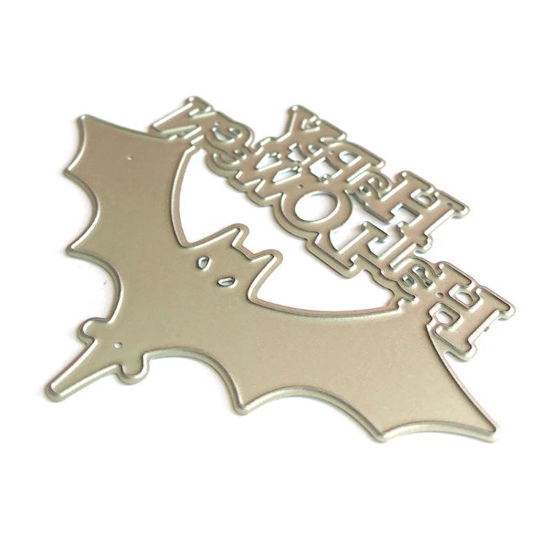 Happy Halloween Bat Metal Cutting Dies Stencil DIY Scrapbooking Album Paper Card Template Mold Embossing Decoration top sale China Mainland