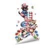 Yousheng Patriotic Window Cling American Flag Star Eagle Window Decals PVC Static Stickers for Independence Day Memorial Day 4th of July Home Office
