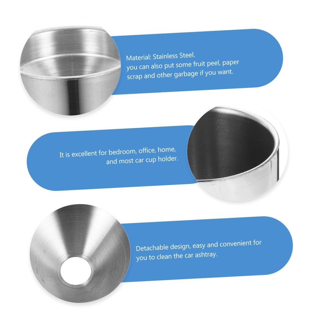 Beatifufu Ashtray Car Ash Container Car Accessories Auto Ash Tray Cup Car Ash Holder