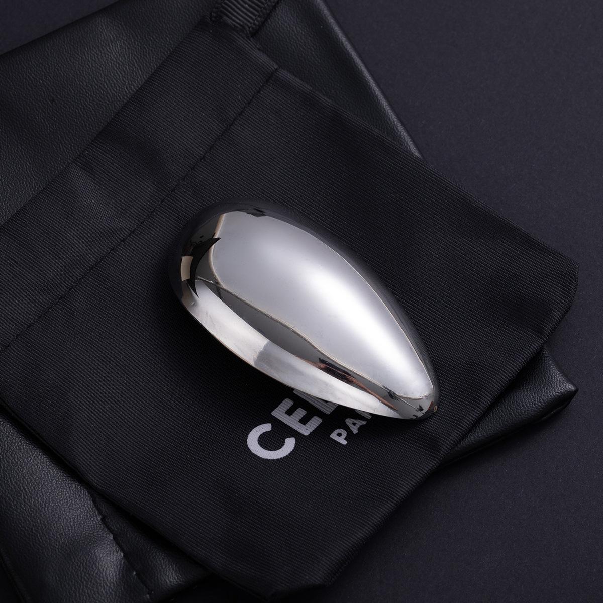 Неправильная овальная преувеличенная брошь-дыня, нишевая, легкая роскошь, высококачественная булавка, модная, простая, ретро-брошь