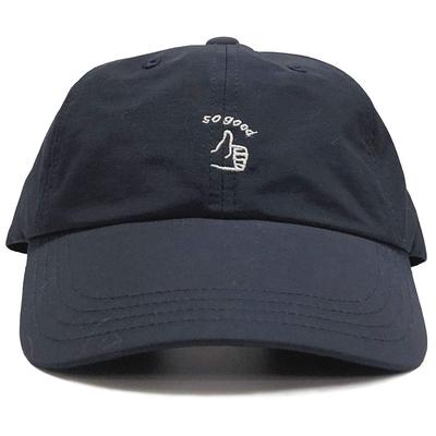 Basiquenti Light Cotton Nylon Hand Sign Navy Cap, Unisex,
