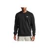 Under Armour Rival Cotton Crewneck Sweatshirt Men Tops Black 1357104-001