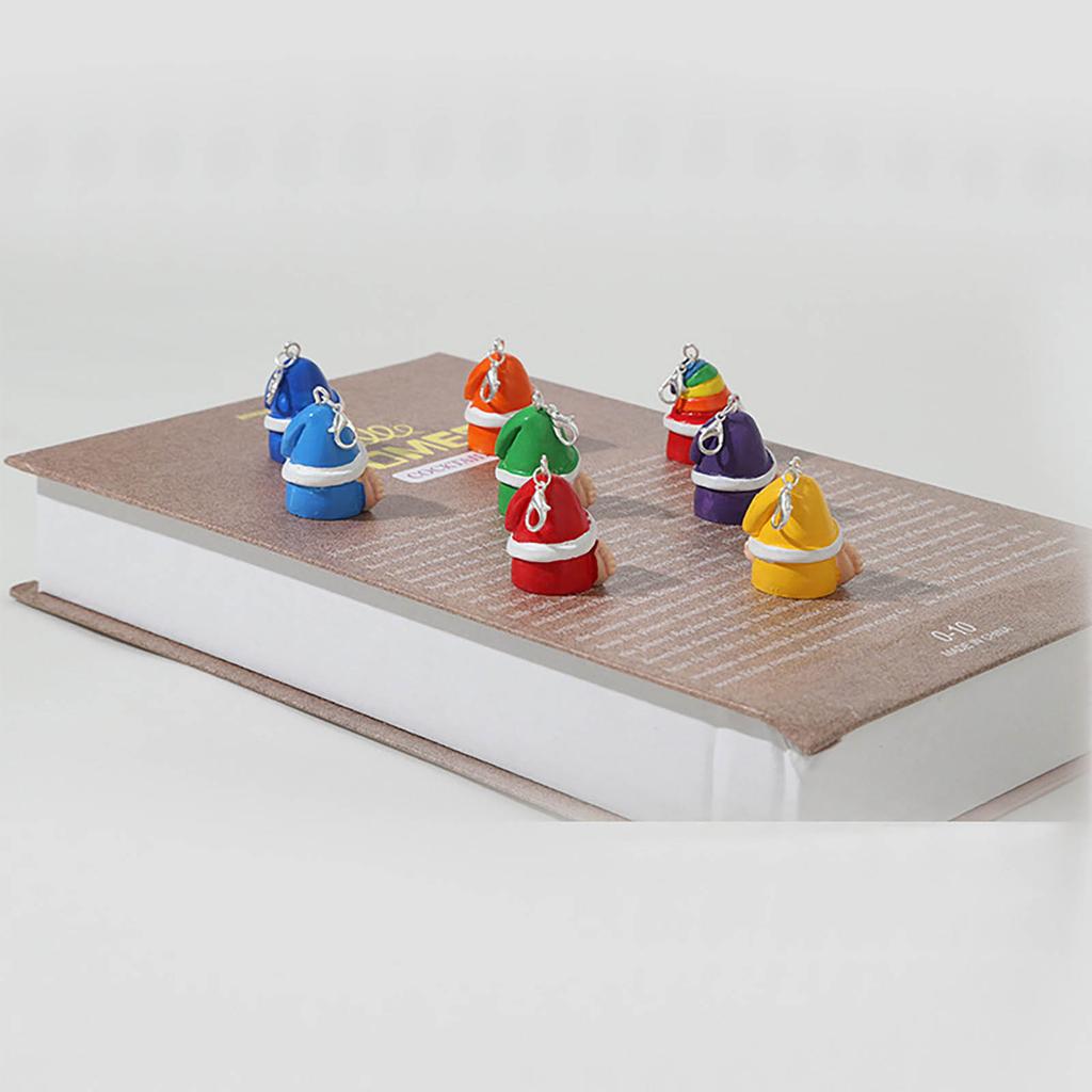 Hanging Gnomes Ornaments, Colorful Gnomes Tree Ornament Decorations