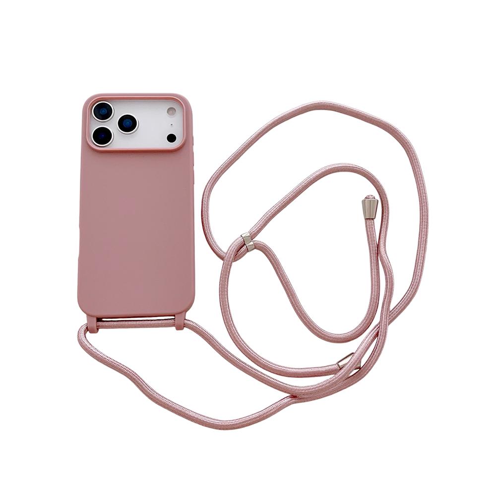 Crossbody Lanyard Liquid Silicone Case For iPhone 17 Air 17 16 15 14 13 12 11 Pro Max X XR Max 7 8 Plus Samsung S25 S24 23 Ultra Plus