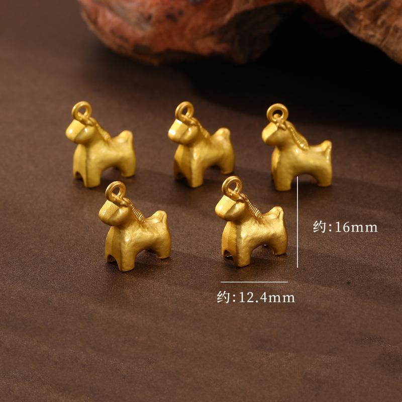 5Pcs Zinc Alloy Painted Pony Pendant Charms Diy Necklace Bracelet Earrings Accessorie