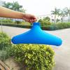 5Pcs PVC Inflatable Foldable Clothes Hanger Rack Non Slip Portable Coat Holder