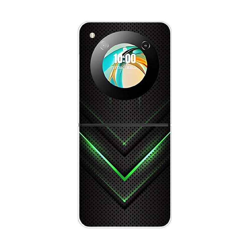 For ZTE Nubia Flip Flip2 Telefoncover Beskyttende Hård PC Skal Stilfuldt Dyremønster Gennemsigtigt Cover Til ZTE Libero Flip Covers