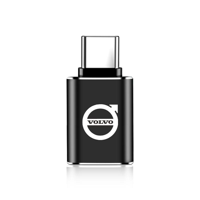 

Для Volvo Rdesign XC90 S60 XC60 V70 S80 S40 V50 V40 V60 C30 S70 1 шт. Автомобільний USB Type-C Кабель-перетворювач Адаптер для зарядки Автоаксесуари