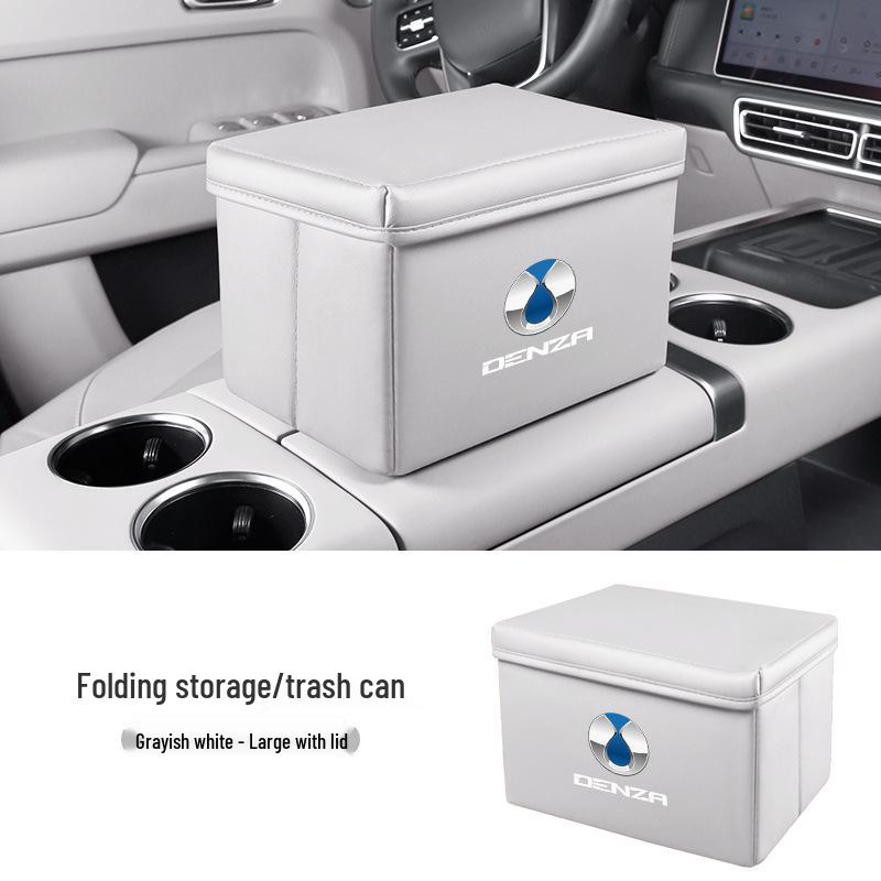 Multi-Functional Storage Box & Folding Trash Can for Denza D9/N9/Z9gt/N8L/N7 Cars
