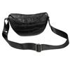 Trendy Saddle Bag Commuter Leather Women'S Bag Black Cowhide Alligator Pattern Leather Shoulder Messenger Women'S Bag