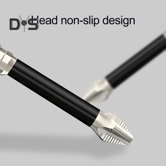 6/12-teiliges Set mit hochmagnetischen Schraubendreher-Bohrern, starke Haltbarkeit, weit verbreitet, rutschfeste Bohrer, Präzisions-Schraubendreher-Set