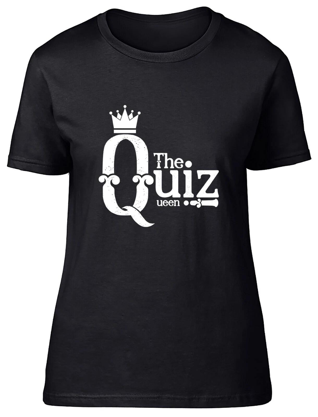 The Quiz Queen Fitted Womens Ladies T Shirt XS