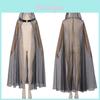 Game Theme Mesh Cloak With Hood For Cosplay And Halloween Parties
