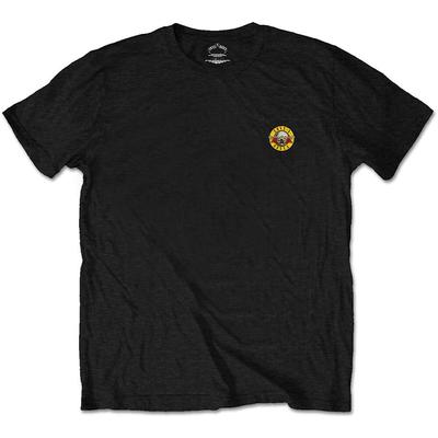 Black Guns N' Roses Bullet Logo Backprint Unisex T-shirt