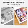 Clear Plastic Card Collection Organizer Box Holder Game Cards Storage Box For PTCG/MTG Cards Idol Kpop Albums Photocards