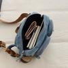 Umhängetasche Damen Handy-Tasche Doppeltasche Denim Schultertasche