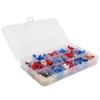 300Pcs Round Pre Insulated Cold Pressed Terminals Electrical Wire Terminal Connector