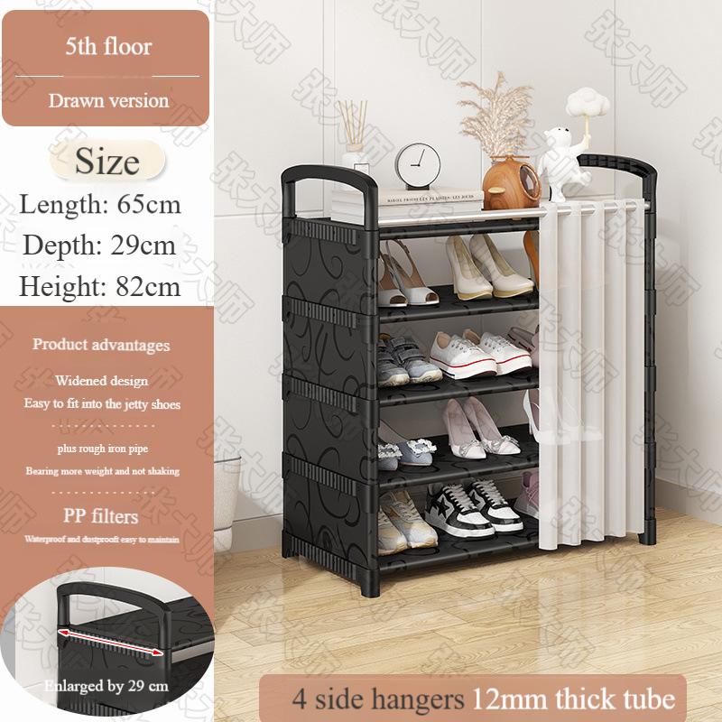 2025 Metal Shoe Rack Shelf, Shoemaker Organizer,Multi-Layer Entryway Shoe Organizer with Top Storage Shelf – Space-Saving