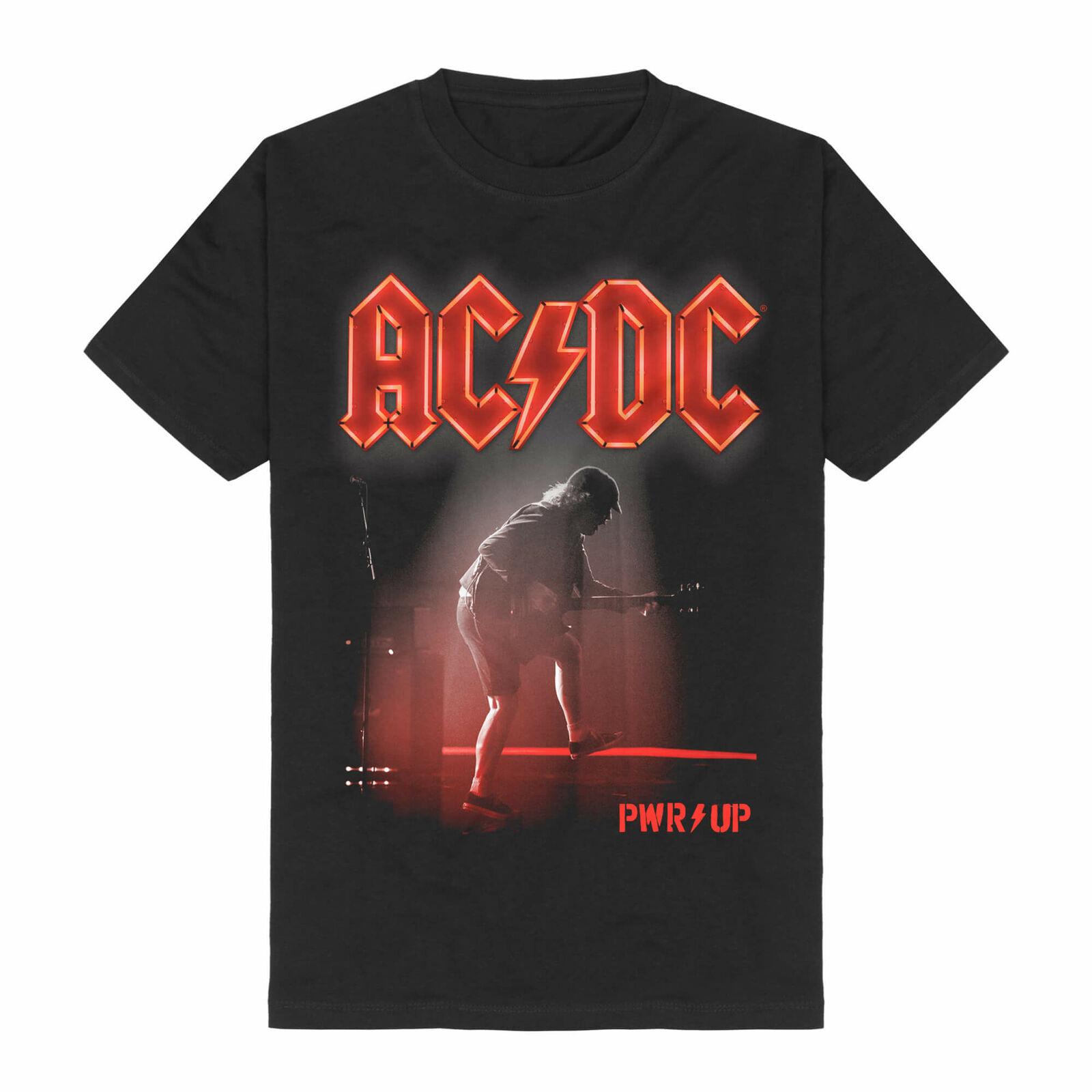 

Acdc Powerup рок-группы Годовщина Вентилятор Подарок Unisex Easy Men Plus Размер Мужчины Мягкая футболка Unisex Одежда