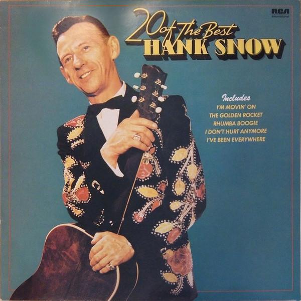 

LP Record HANK SNOW - 20 Of The Best INTS5213 RCA Internation 1982 UK Folk Used