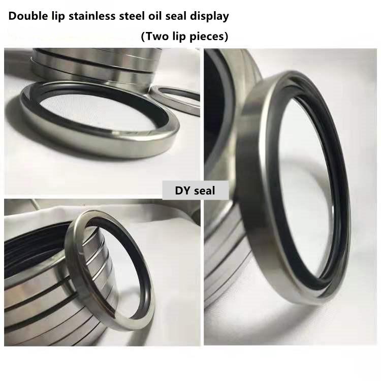 PTFE shaft oil seal OD:30*32*34*ID:42/45/47/48/50/52/55*7/8/10mm Air compressor accessory spiral rod O-ring