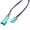 19cm LED Y Cable 7.5in Blue Car Auto Ambient Light