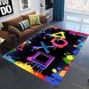 3D Cartoon Gamer Game Controller Carpet for Gaming Room Bedroom Decor Rugs Kid Play Crawling Non-slip Floor Mat Sofa Doormat