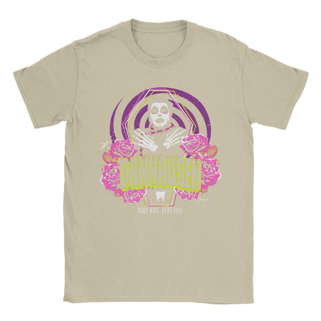 Vintage Danhausen Wrestler Wrestling Very Nice Very Evil TShirts for Unisex Crew Neck Cotton T Shirt Short Sleeve Tees Unique Tops