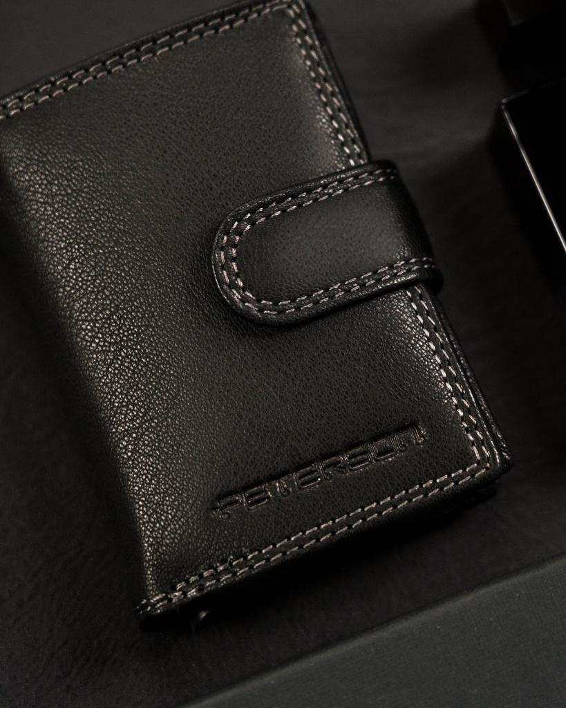 Men's Leather Wallet PTN G586-GKA-4543 Black