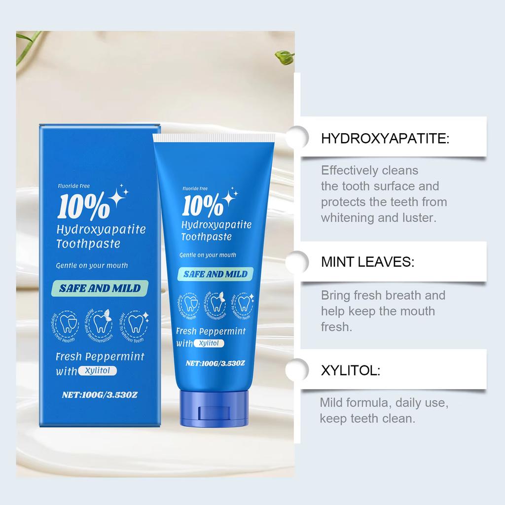 Dentifrice blanchissant Éclaircit Rafraîchit Saveur menthe Prévient les caries dentaires Élimine les taches Dents sensibles Blanchissant Hygiène bucco-dentaire
