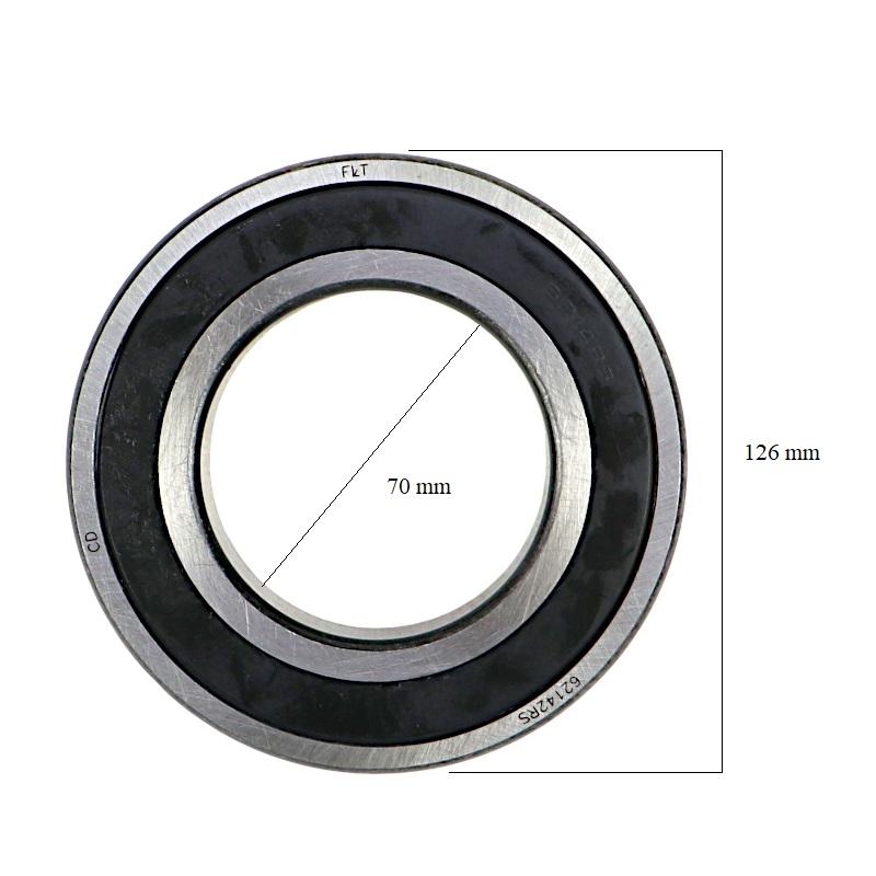 Single Row Shielded Ball Bearing 6214 2RS FŁT Kraśnik