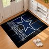 Dallas Cowboys Carpet Door Mat for Living Room or Bedroom Protective Mat Under Chair Office Decoration Christmas Gift Birthday Present