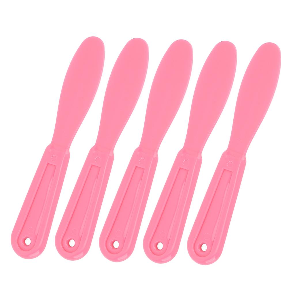 5PCS Plaster Spatula Plastic Ergonomic Design Easy to Clean Wear Resistant Mixing Stirring Spatula