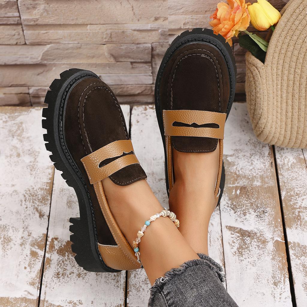 Plus Size Loafers 2025 New Single Shoes Leopard Print British Style Fashion Shoes Temperament Versatile Women's Shoes