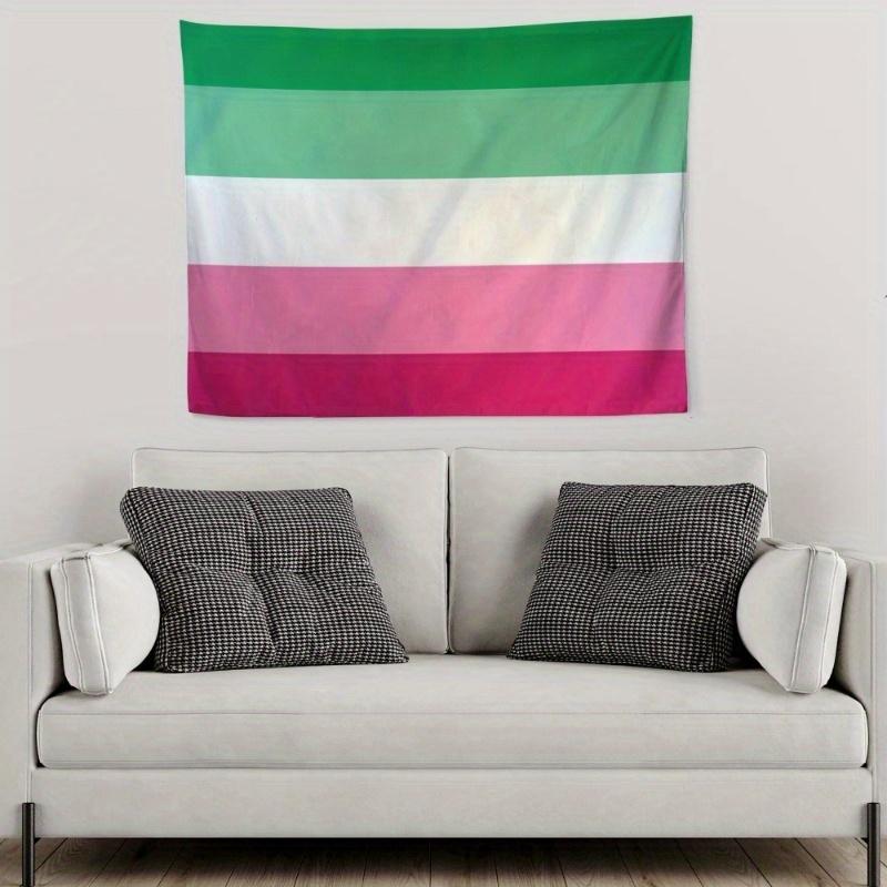 Pride Flag Digital Printing Polyester Wall Tapestry Suitable for Use In Living Rooms Bedrooms Offices Bars Party