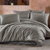 Cotton bedding 160x200 Marsela Premium satin - gray satin